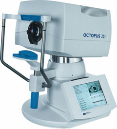 Octopus visual field analyzer